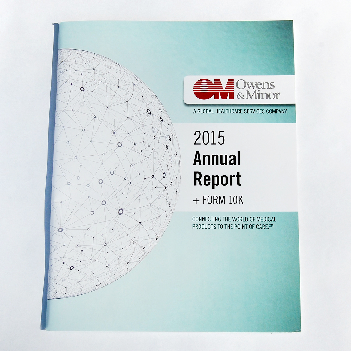 2015 Owens & Minor Annual Report Cover